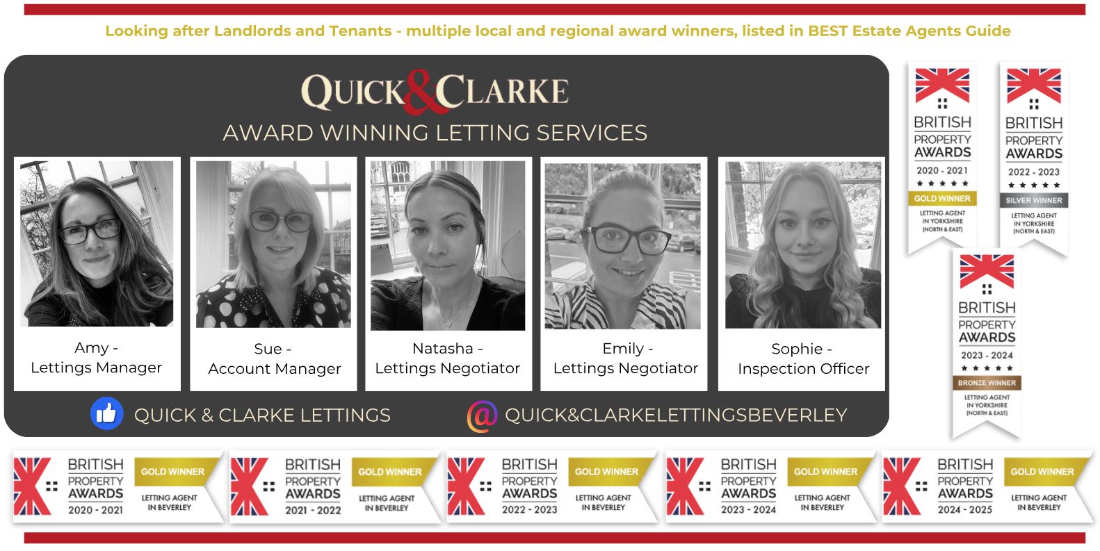 The lettings team